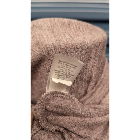 Pure Jill‎ Cowlneck Heathered Seam Long Sleeve Pullover Sweater Small - Picture 9 of 10